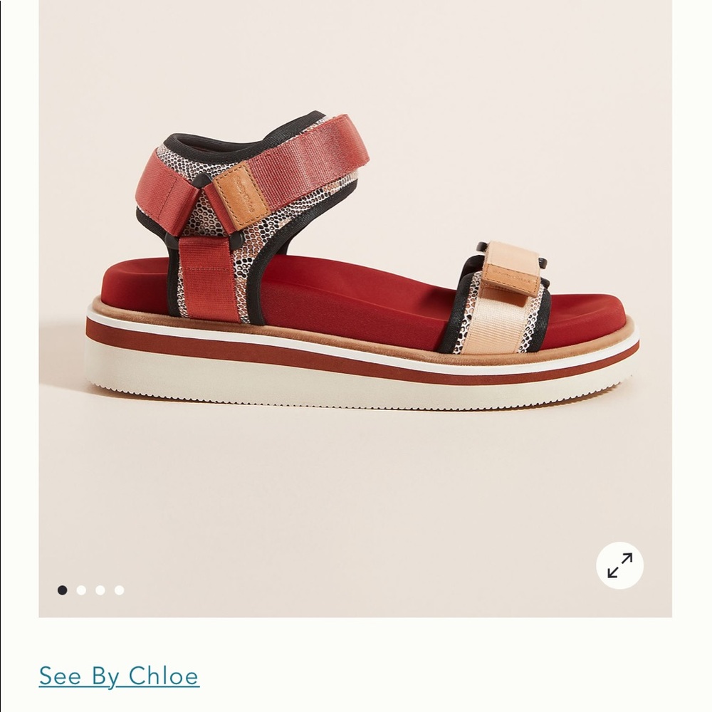 See by Chloe sport sandals size 8/38eu